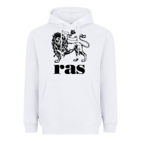 White ras records Heavyweight Hoodie - artisFamous