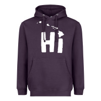 Plum hi hawaii Heavyweight Hoodie - artisFamous