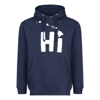 Navy hi hawaii Heavyweight Hoodie - artisFamous