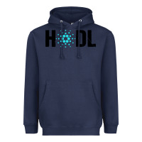 Navy hodl cardano Heavyweight Hoodie - artisFamous