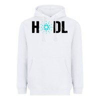 White hodl cardano Heavyweight Hoodie - artisFamous