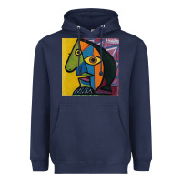 Navy picasso original Heavyweight Hoodie - artisFamous
