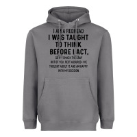 Storm i am a redhead i was taught to think Heavyweight Hoodie - artisFamous