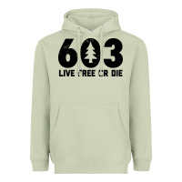 Matcha live free or die 603 tree Heavyweight Hoodie - artisFamous