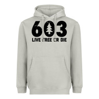 Moon Dust live free or die 603 tree Heavyweight Hoodie - artisFamous