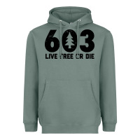 Sage live free or die 603 tree Heavyweight Hoodie - artisFamous