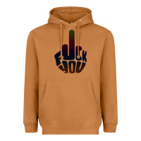 Meerkat fuck you middle finger Heavyweight Hoodie - artisFamous