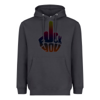 Smoke fuck you middle finger Heavyweight Hoodie - artisFamous