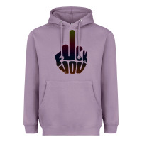Lavender fuck you middle finger Heavyweight Hoodie - artisFamous