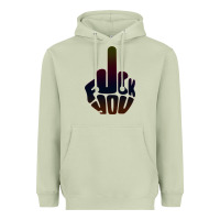 Matcha fuck you middle finger Heavyweight Hoodie - artisFamous