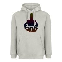 Moon Dust fuck you middle finger Heavyweight Hoodie - artisFamous