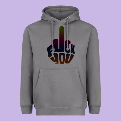 Fuck You Middle Finger Heavyweight Hoodie Designed By Artisfamous