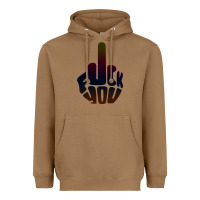Toasted Coconut fuck you middle finger Heavyweight Hoodie - artisFamous