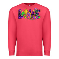 Cardinal mardi gras love Premium Sweatshirt - JahusDesignShop