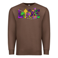 Chestnut mardi gras love Premium Sweatshirt - JahusDesignShop