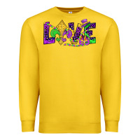 Lemon mardi gras love Premium Sweatshirt - JahusDesignShop