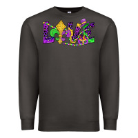 Smoke mardi gras love Premium Sweatshirt - JahusDesignShop
