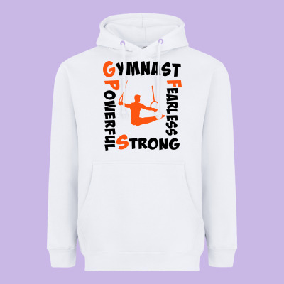 Awesome Gymnastics Boy Gymnast Power Strong Heavyweight Hoodie Designed By Artisfamous