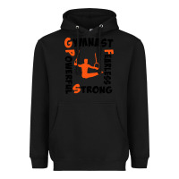 Black awesome gymnastics boy gymnast power strong Heavyweight Hoodie - artisFamous