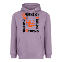 Lavender awesome gymnastics boy gymnast power strong Heavyweight Hoodie - artisFamous