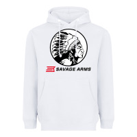 White savage Heavyweight Hoodie - artisFamous