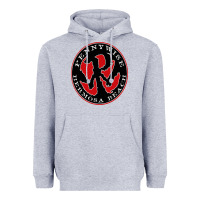 Heather Grey pennywise Heavyweight Hoodie - artisFamous