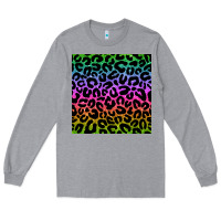 Leopard Glitter Seamless Pattern Long Sleeve Tee | Teevron