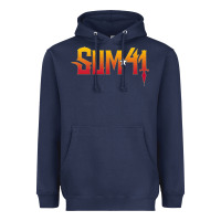 Navy sum41 Heavyweight Hoodie - artisFamous