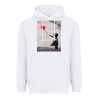 White banksy, hope Heavyweight Hoodie - artisFamous