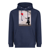 Navy banksy, hope Heavyweight Hoodie - artisFamous