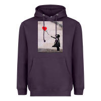 Plum banksy, hope Heavyweight Hoodie - artisFamous