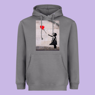 Banksy, Hope Heavyweight Hoodie Designed By Artisfamous