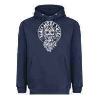 Navy blackberry smoke’s Heavyweight Hoodie - artisFamous