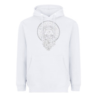 White blackberry smoke’s Heavyweight Hoodie - artisFamous