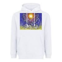 White pablo picasso signed & hand Heavyweight Hoodie - artisFamous