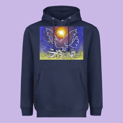 Pablo Picasso Signed & Hand Heavyweight Hoodie Designed By Artisfamous