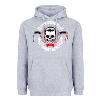 Heather Grey loner rebel Heavyweight Hoodie - artisFamous