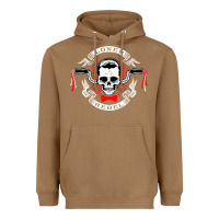 Toasted Coconut loner rebel Heavyweight Hoodie - artisFamous