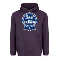 Plum pabst blue ribbon Heavyweight Hoodie - artisFamous