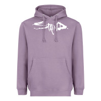Lavender staind Heavyweight Hoodie - artisFamous