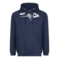 Navy staind Heavyweight Hoodie - artisFamous