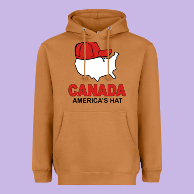 Canada America's Hat Heavyweight Hoodie Designed By Artisfamous