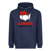 Navy canada america's hat Heavyweight Hoodie - artisFamous
