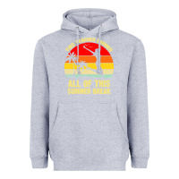 Heather Grey vintage this teacher earned all of this summer break Heavyweight Hoodie - artisFamous