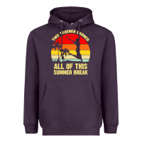 Plum vintage this teacher earned all of this summer break Heavyweight Hoodie - artisFamous
