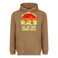 Toasted Coconut vintage this teacher earned all of this summer break Heavyweight Hoodie - artisFamous