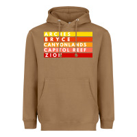 Toasted Coconut utah national parks utah s mighty five souvenir nps moab Heavyweight Hoodie - artisFamous