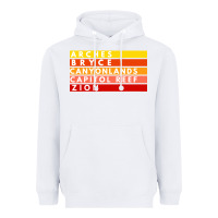 White utah national parks utah s mighty five souvenir nps moab Heavyweight Hoodie - artisFamous