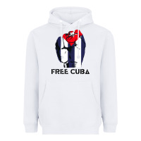 White free cuba Heavyweight Hoodie - artisFamous