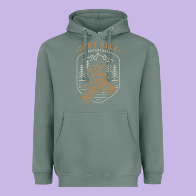 Dirt Bike 1a Heavyweight Hoodie Designed By Artisfamous